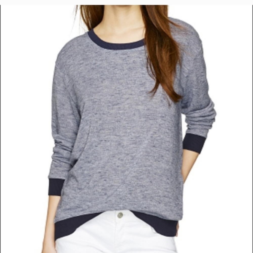 Wilfred Aritzia "Berri" Heathered Sweater Tee- Sz. XXS